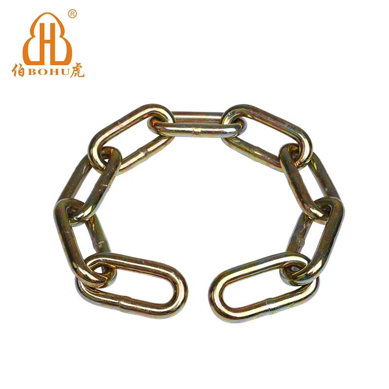 BOHU Factory Direct Sales Short Long Link Chains Galvanized Link Chain Marine Hardware Welded Link Chain