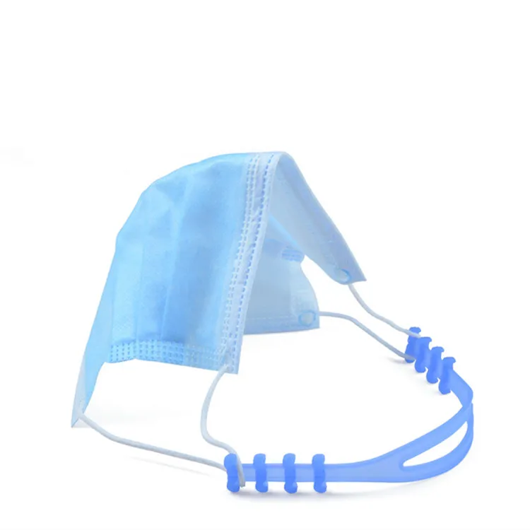 0104 Mask hook rope anti-stroke earache adjustable anti-stroke soft ear protection horsetail silicone hanging buckle