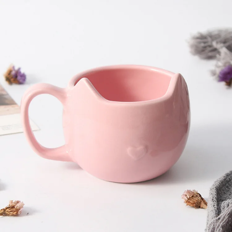 fashion creative 3d cat ceramic mug cup