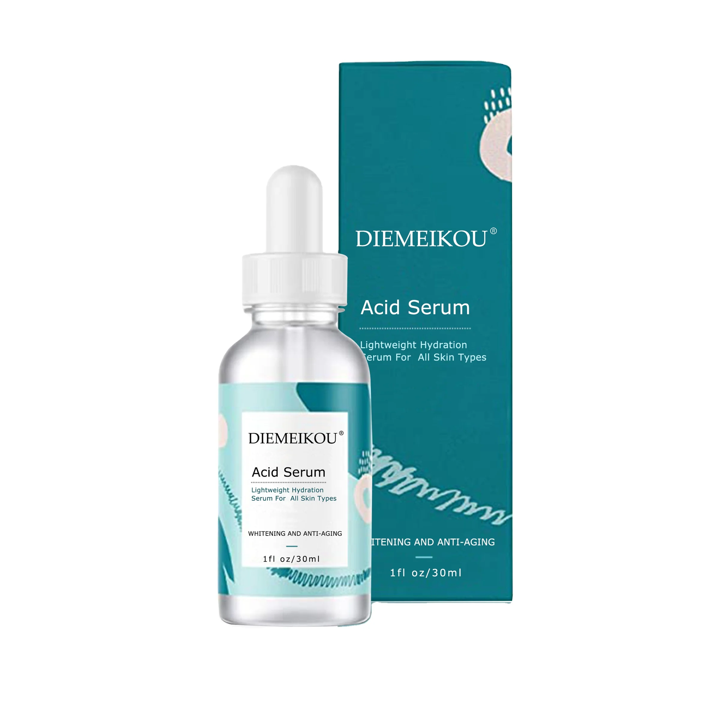 OEM private label 5 in 1 body lightening galactomyces pure vitamin c serum