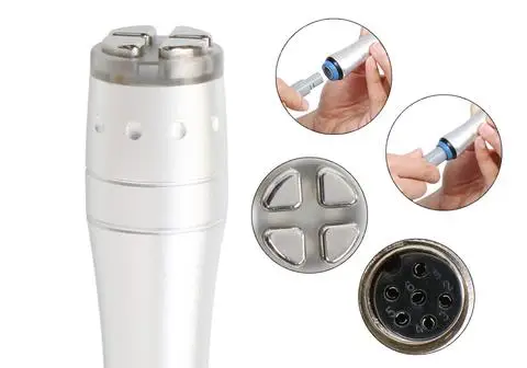 New 5 In1 Smart RF Bio Vacuum Roller Face Lifting Microdermabrasion Spray Machine
