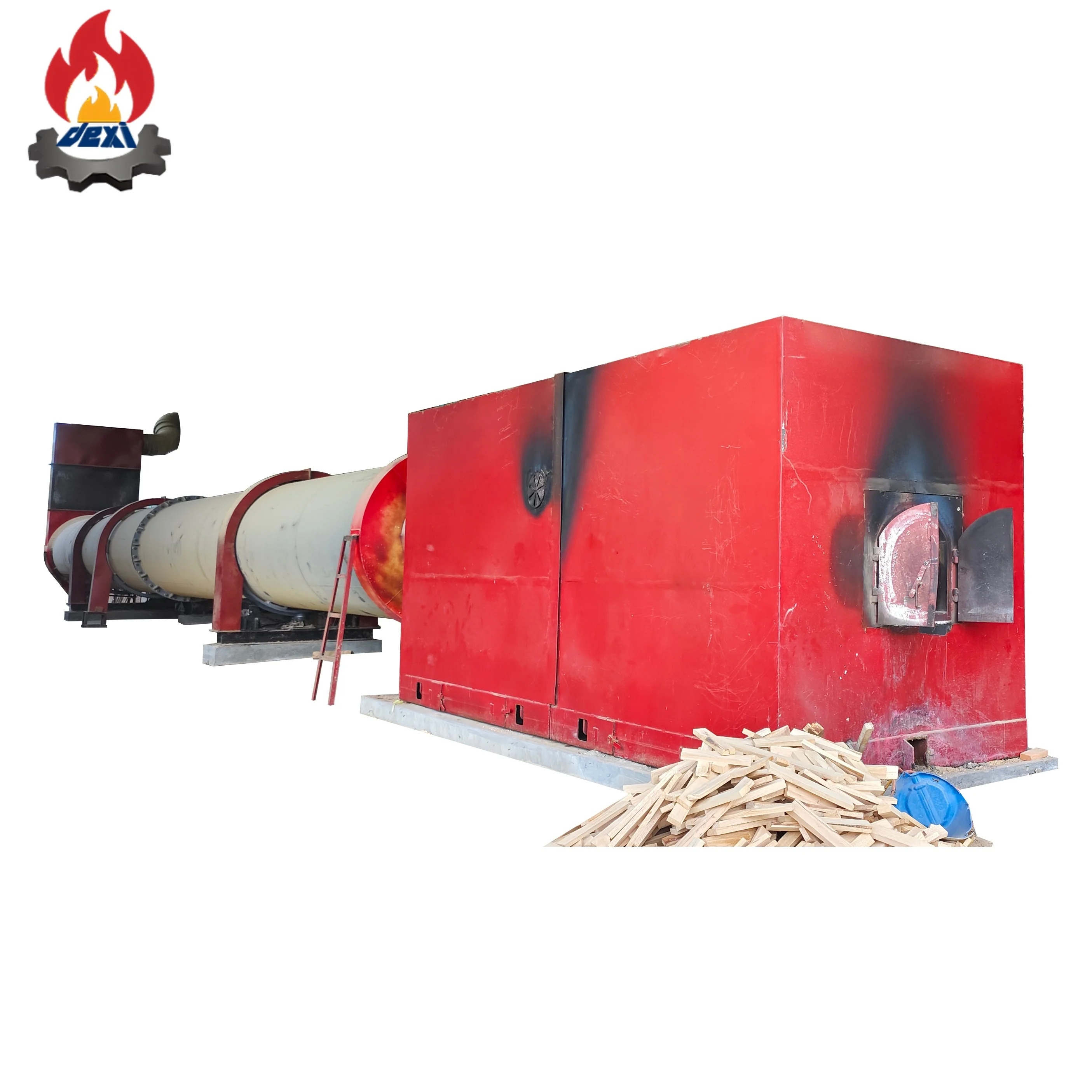 Wood Sawdust Drying Equipment Rotary Drum Sawdust Dryer