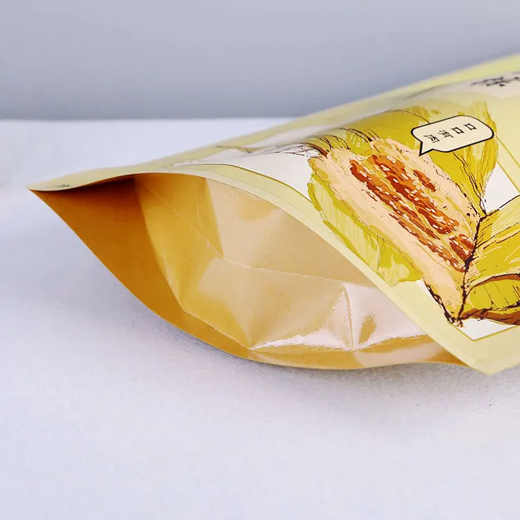 packaging food bags foil pouch packaging for candy pouches zip lock plastic bags for cookie biscuit