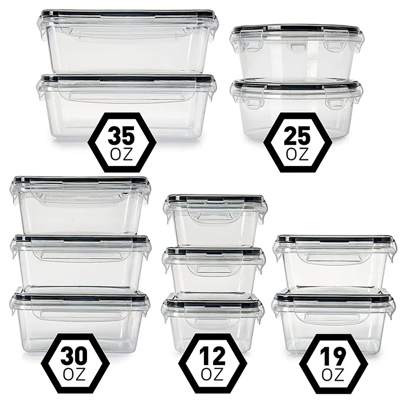 Wholesale Foldable Double Door Open PP Plastic Collapsible Storage Box and Bins Food Packaging Containers