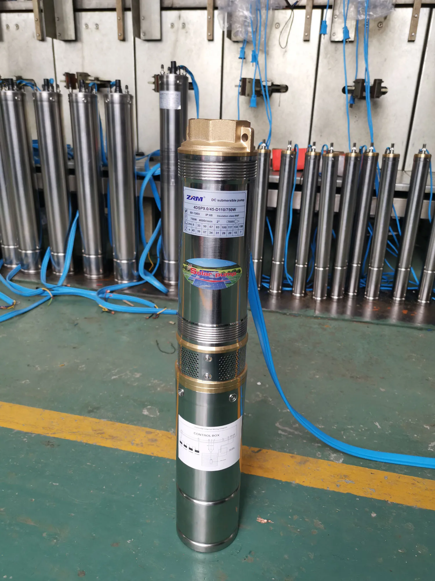 Kepeida 4DSP6/60-D72/750 4Inch DC Brushless Bore Solar Water Pump For Agricultural Machinery Farm Irrigation