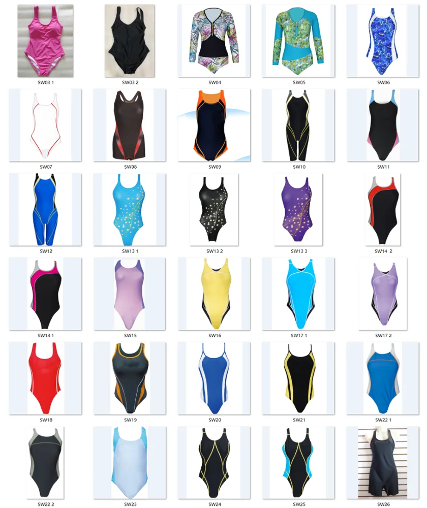 Customized Teen Swim Team Race One-Piece Swimwear Professional Sport Training Nylon Shark Skin Blue Swimsuit with Pants