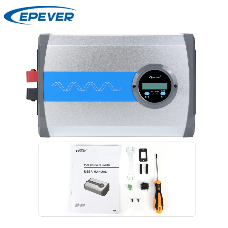 EPEVER 1500 Вт IPower высокочастотный автономный инвертор 12 В 110 220 чистый синусоидальный солнечный с выходом переменного тока 60 Гц