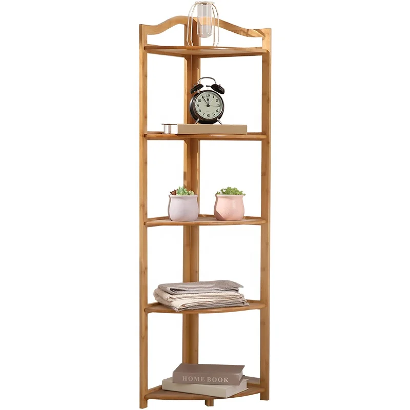 
 Бамбуковая деревянная полка для трипода, подставка для хранения в сельском стиле, треугольная полка для вещей, прямые продажи, стеллаж для хранения  