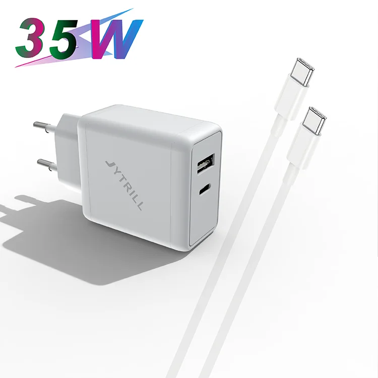 35W pd charger dual Port usb c Wall Charger Laptop Adapter For MacBook for iPad Pro for Samsung pd 40w charger for iphone 14 pro