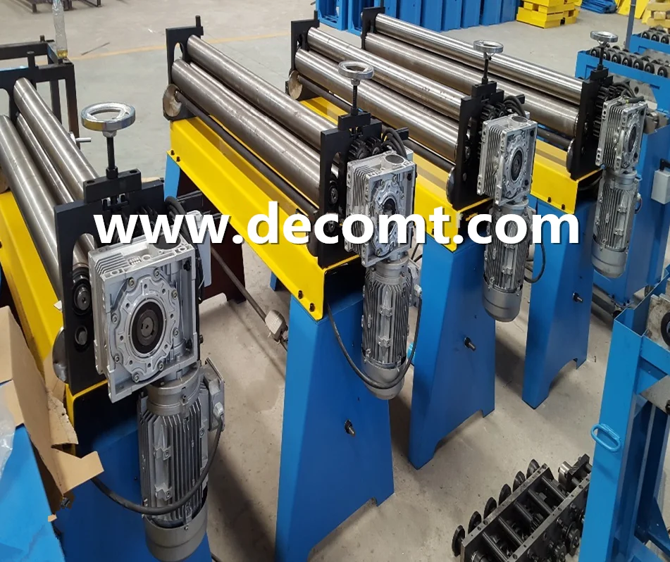 Three roller beading machine used for sheet metal