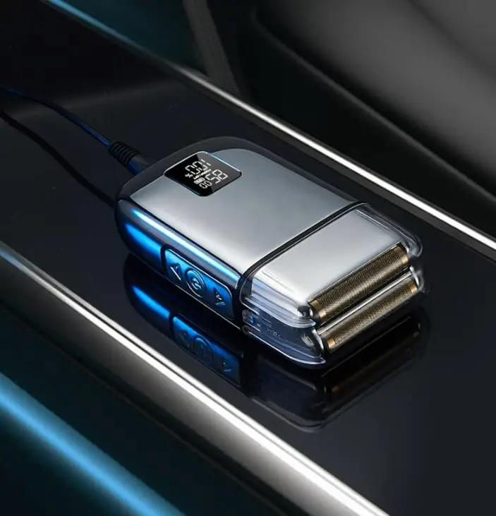 WAIKIL Hot selling LED Display Professional Man travel Electric Shaver Portable Hair Trimmer Rechargeable Home Best Shaver