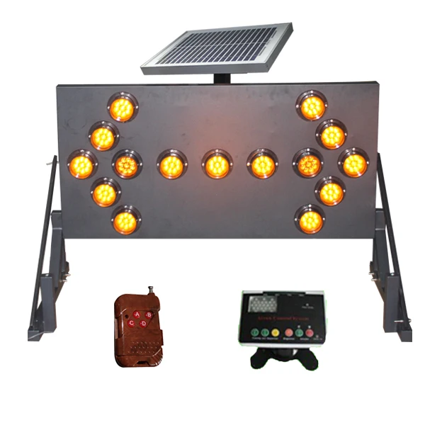 solar arrow signs board trailer