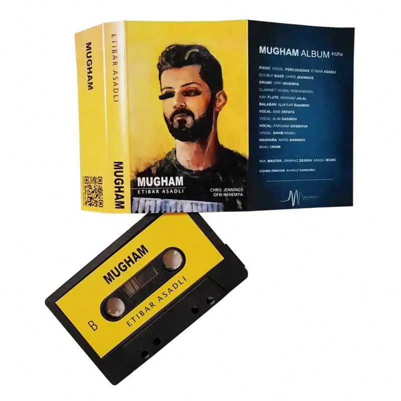 30/60/90minutes recorded blank provided J-card cassette tapes custom