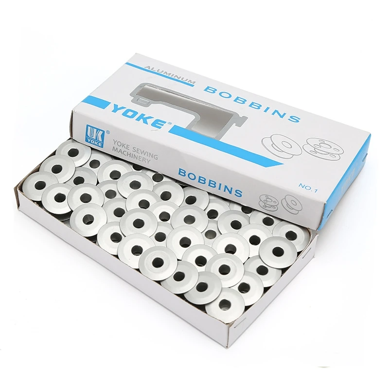 Sewing Thread Bobbins Household Sewing Machine Accessories Aluminum Spools Shuttle Core For Sewing