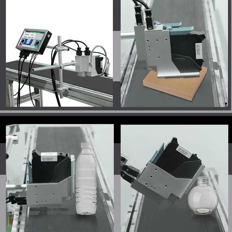2022 New MRP EXP Date Batch Marking Coding Machine Online Inkjet Printer For Steel Pipe Plastic Pouch Jar Carton Box Bottles