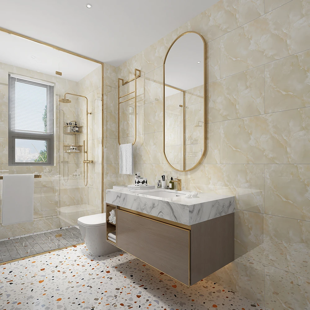 3d home decoration sticker wallpaper foam 3d pe foam marble wall stickers