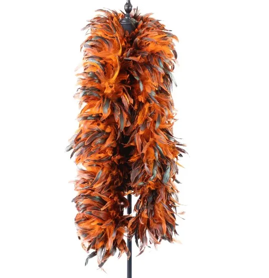Scarf Rooster Feather Boa for Party Carnival Halloween Festival Holiday Decor DIY Craft Clothing Cosplay Accessory
