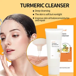 Turmeric Skincare Set Private Label Anti Acne Dark Spot Whitening Soap Serum Scrub Cream Facial Wash Face Skin Care Set (new)