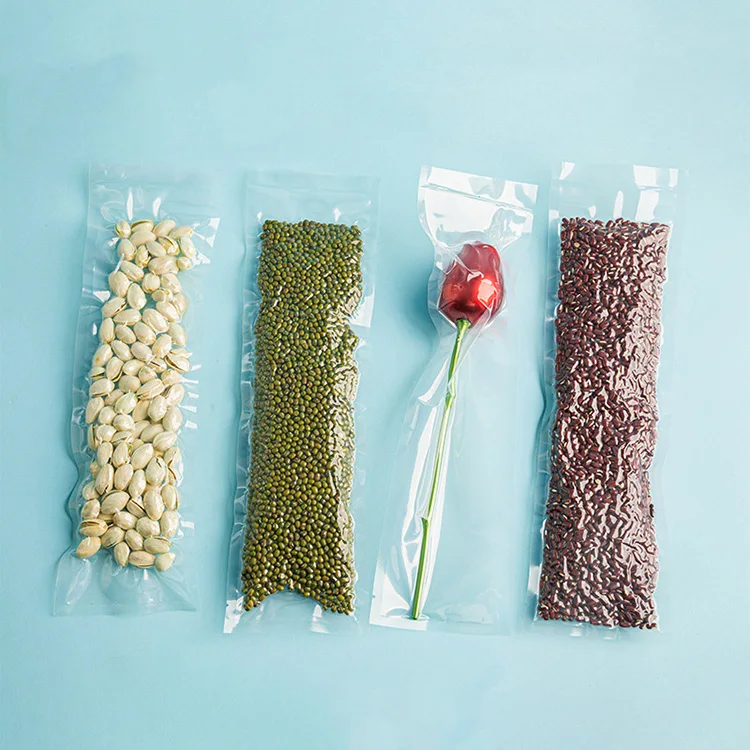 Custom Biodegradable Stand-Up Pouches Cashew Nut Vacuum Plastic Packing Bag Pe Nylon Bag With Thickened Rice Sunflower Seeds