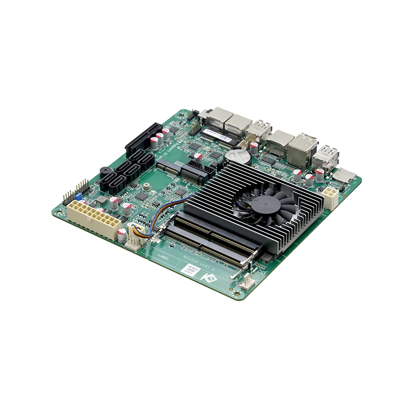 mini itx motherboard for nas six SATA ports CPU jasper lake n5105 for nas storage server