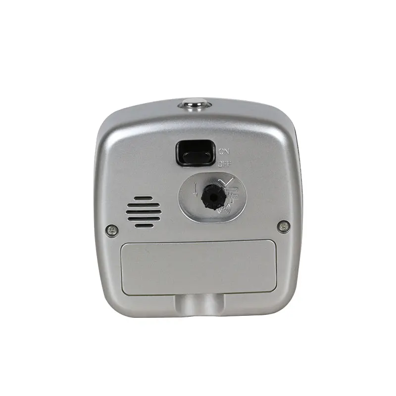 iMSH BB07507 Quartz analog alarm clocks awake table bedside wecker despertador desktop light alarm clock custom square