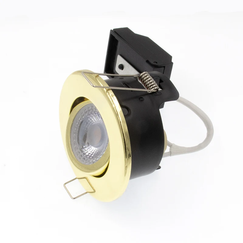 Adjustable Fire Rated Downlight Iron IP20 Dali Dimmer Dimmable Recessed Spot Down Light Trimless Ceiling Gu10 Led Downlight
