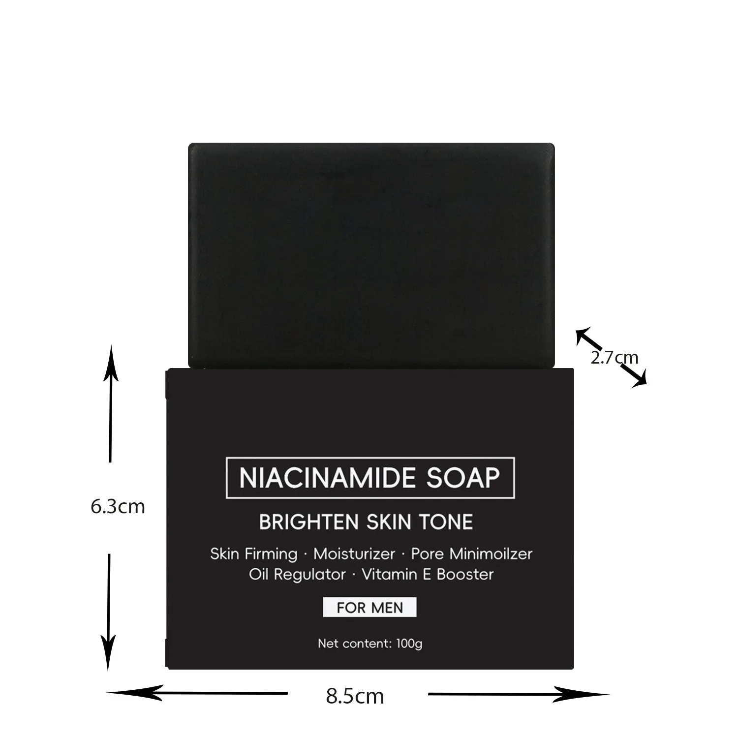 Organic African Black Bath Soap Bamboo Charcoal Acne Blackhead Removal Soap Skin Cleaning Care Savon Charcoal Black Soap Bar
