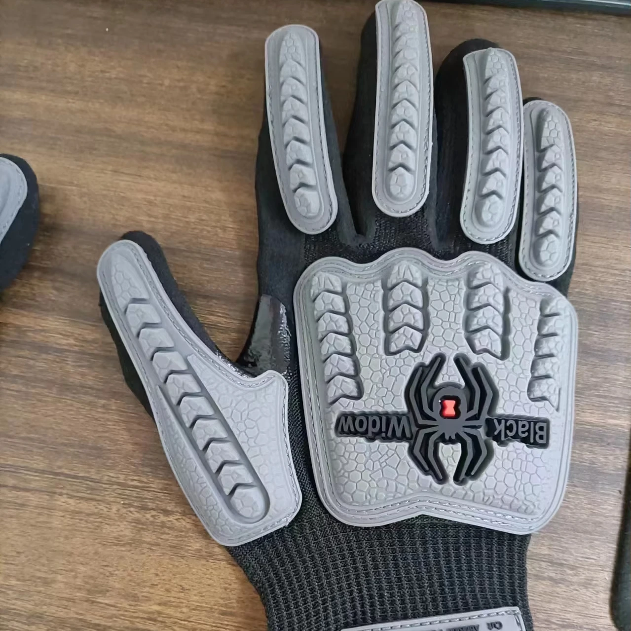 Free Sample HPPE Cut Resistant Anti-Slip Nitrilo Industrial Nitrile Latex Hand Work Gloves with Impact Safety Features