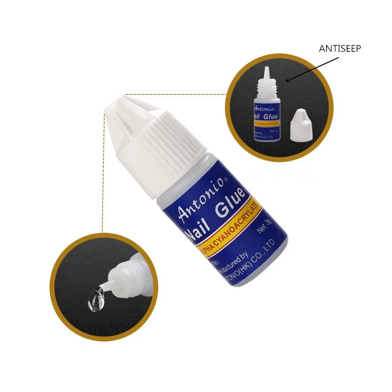 
wholesale nail products 3g glue for fake nail nails 
