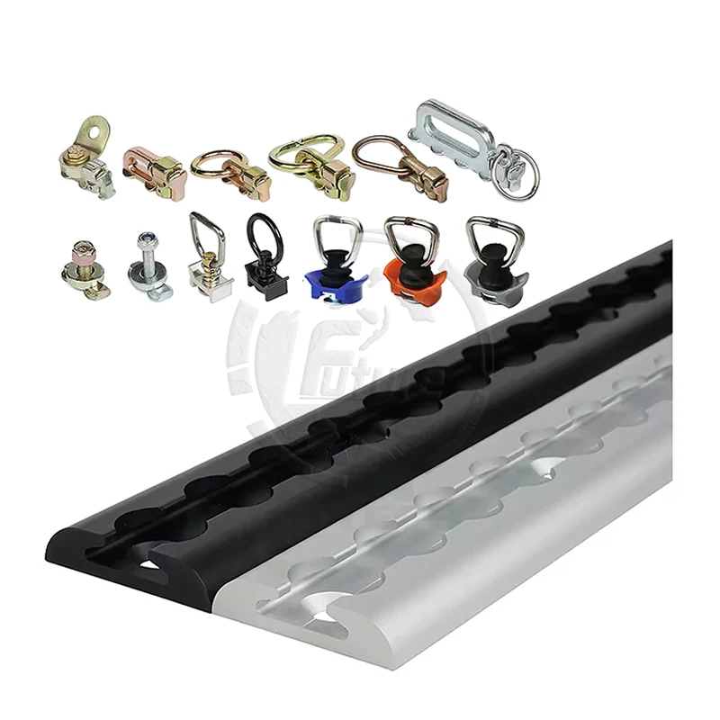 Aluminum L-Track Interior Van Part Logistic L Track Flush Mount | Angled Track | L Aluminum rail horizontal rail