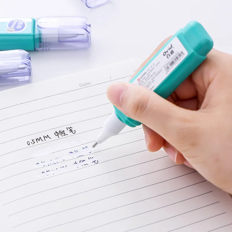 Liquid Correction Pen Jumbo Correction Pen Multi-Purpose Liquid White Out Pen for School, Office & Home