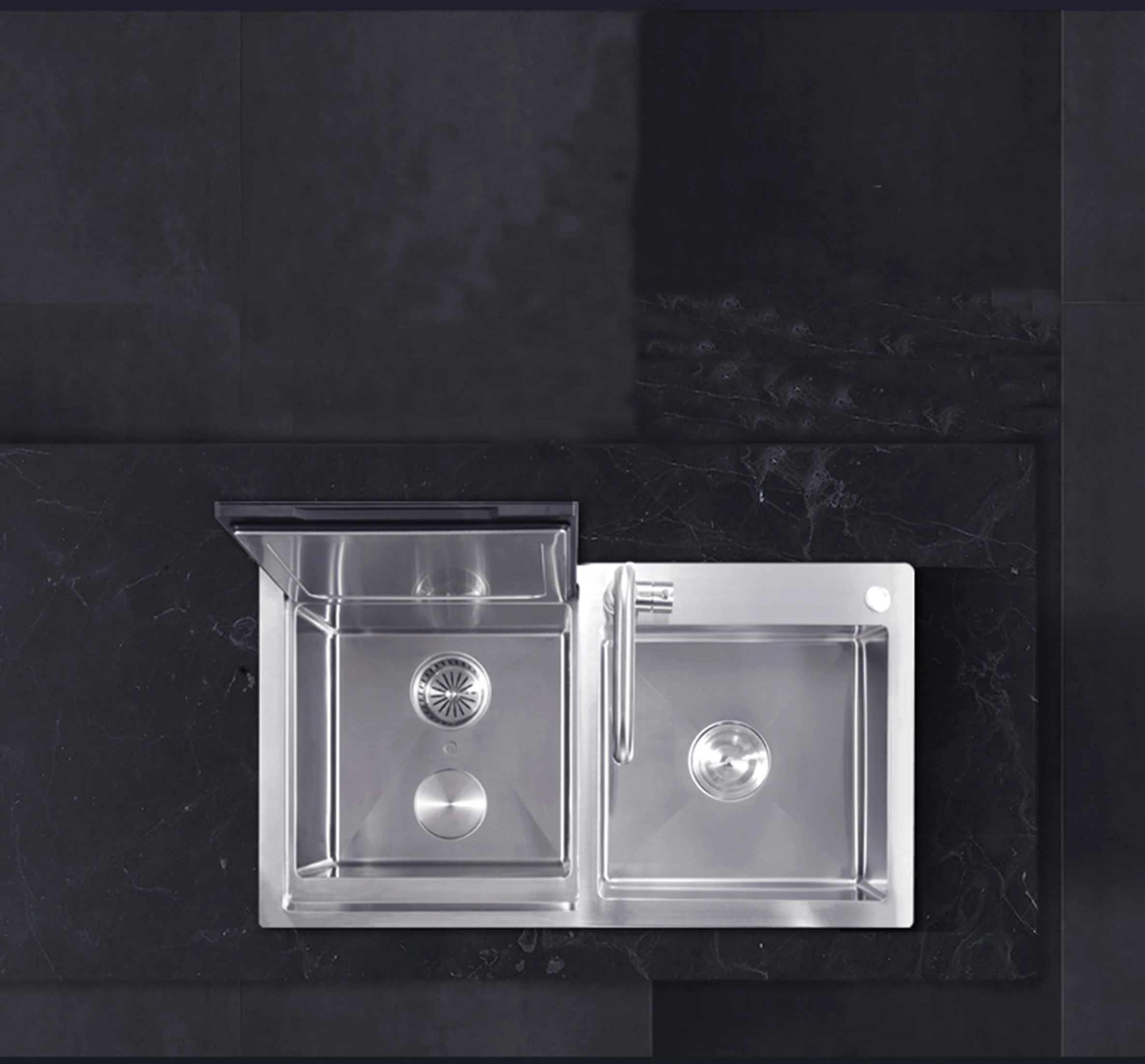 integrated sink dishing washer integrated SUS304 integrated sink dishwasher digital Lavaplatos sink dishwasher