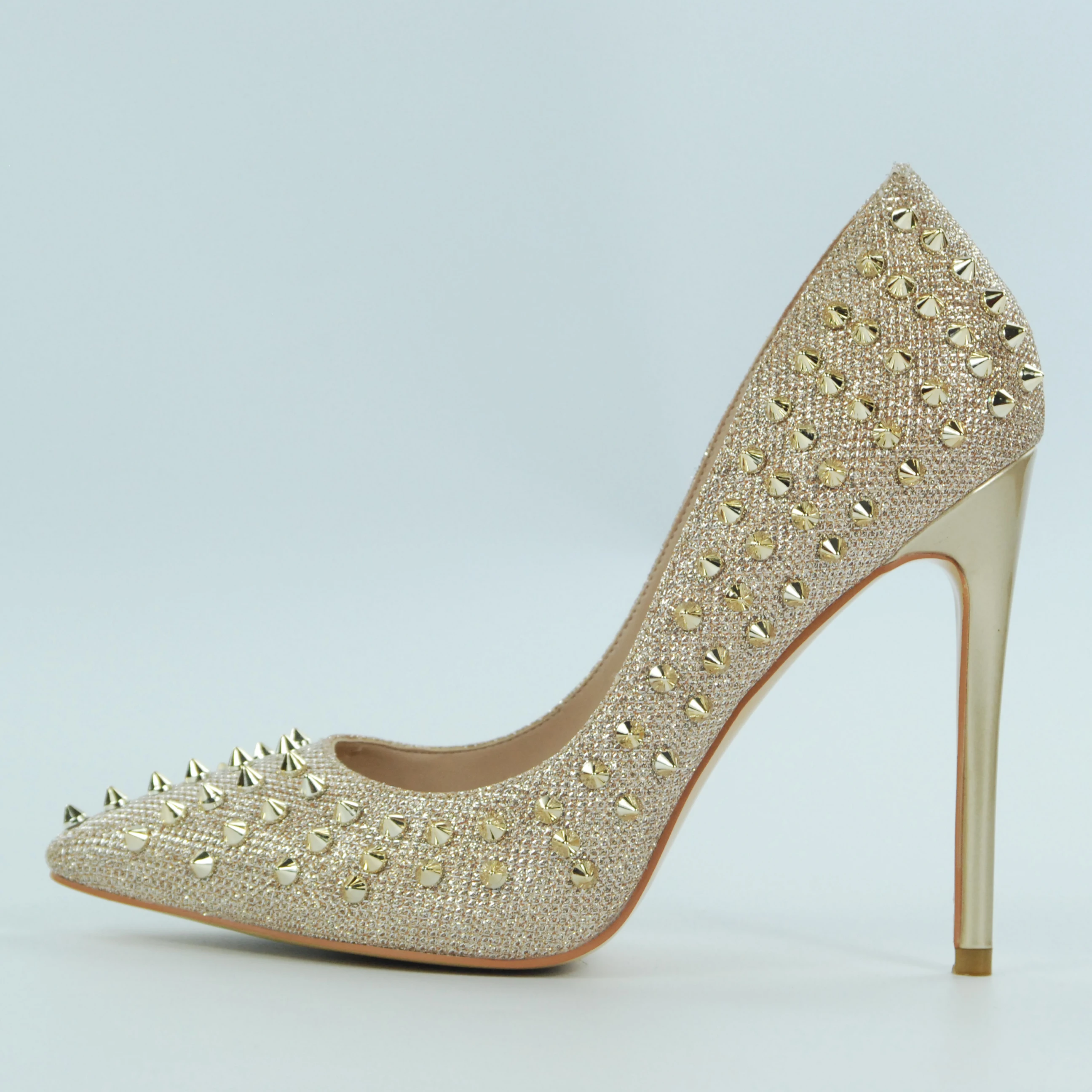 Sexy Red Bottom Heels Rivet Studded Womens High Heels Wholesale Stilettos