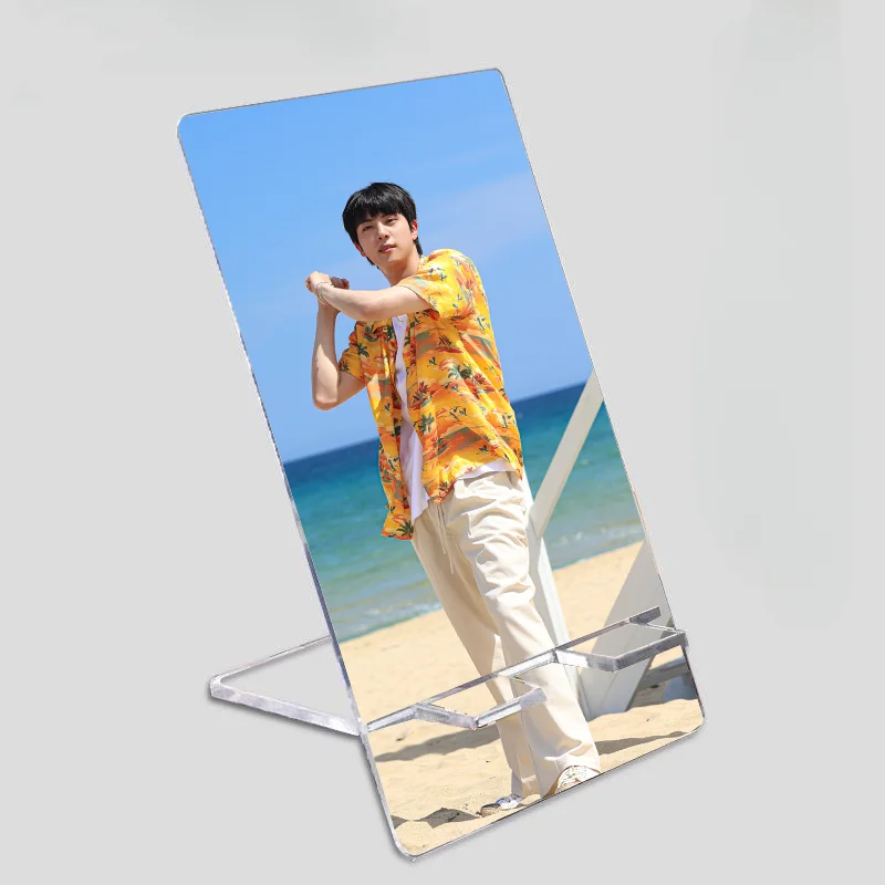 KPOP Idol Bangtan Boys Jin Super Tuna Acrylic Phone Holders Removable Acrylic Phone Bracket