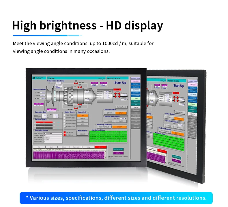 10.1Inch resistive interactive touch screen monitor computer industrial panel pc industrial cnc 17 inch capacitive touch monitor