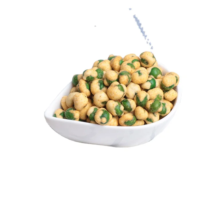 Chinese Wholesale Bean Snacks Healthy Coated Green Pea Protein Snacks