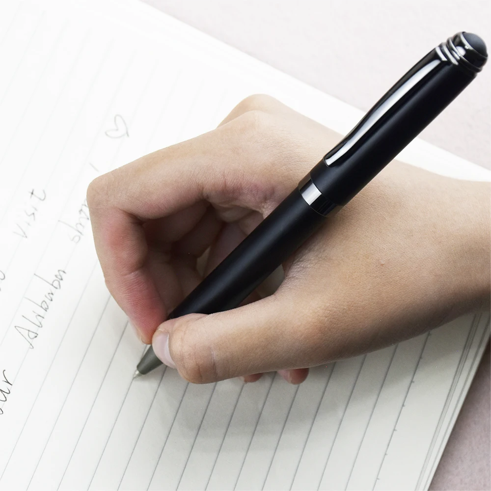 GemFully B2C current winning products pens imported from china metal carbon fiber ball-point pen set for gift