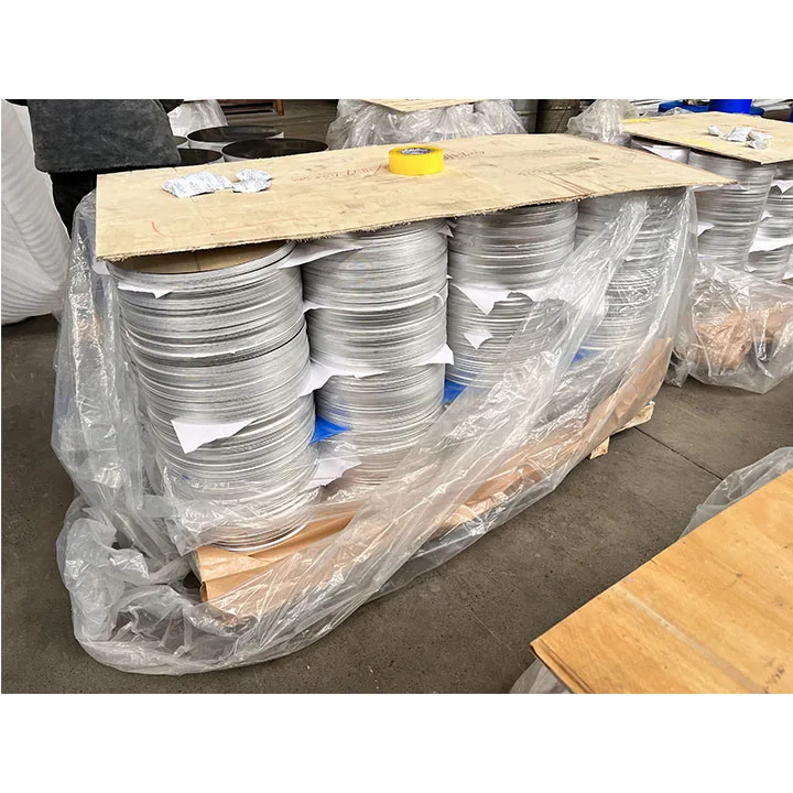 Wholesale 1050 1060 1100 3003 H24 Perforated Aluminum Circle price per kg factory