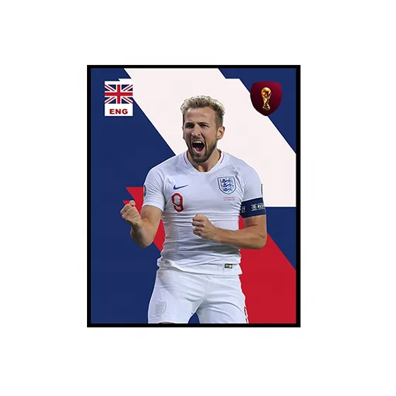 RTS Waterproof Easily Install  England Football Poster 3D Anime Poster Lenticular With Metal Frame