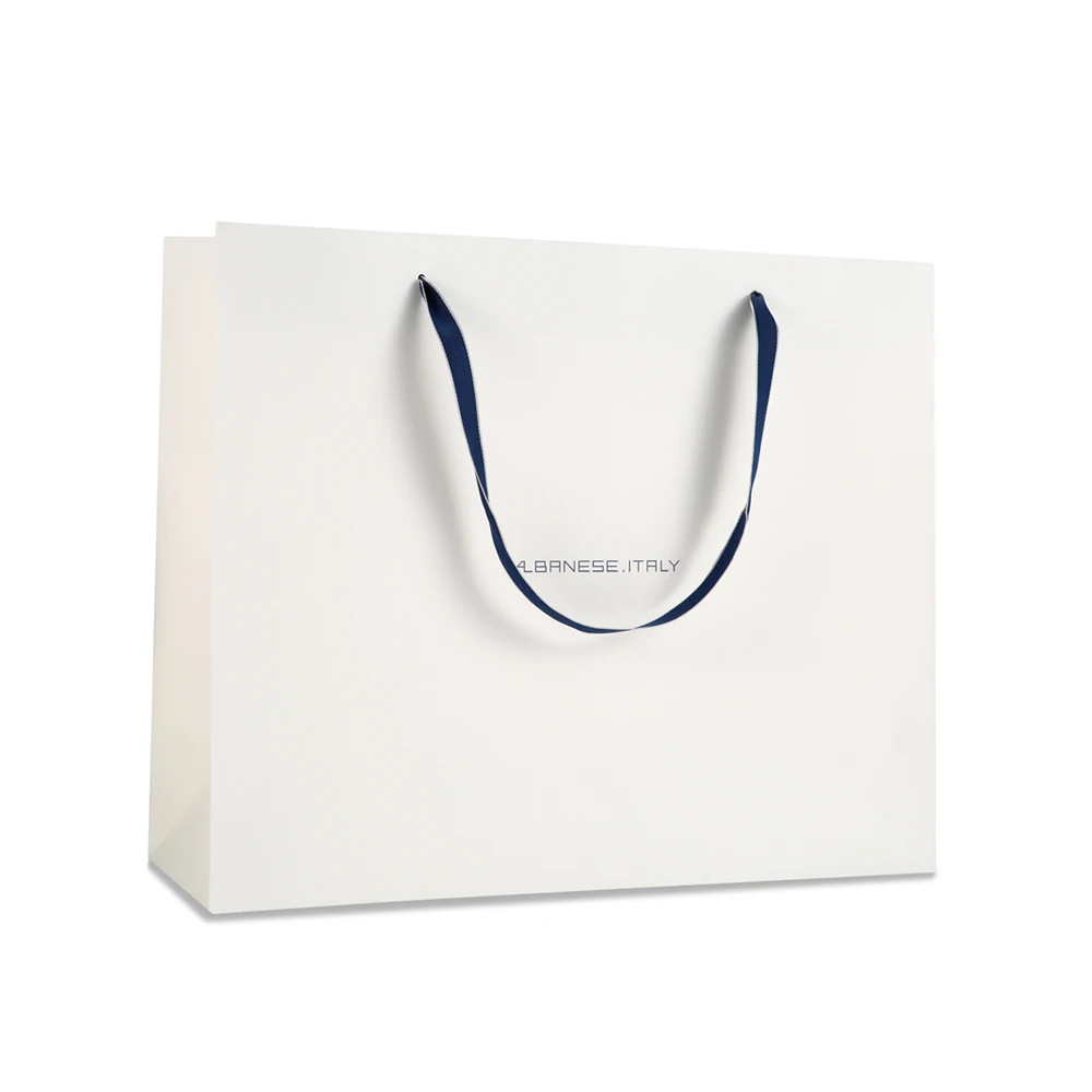 Printing Branded Products Boutique Carrier Bags Bolsas Packaging Paper Bag Custom Foldable Paper Shopping Bag With Logo