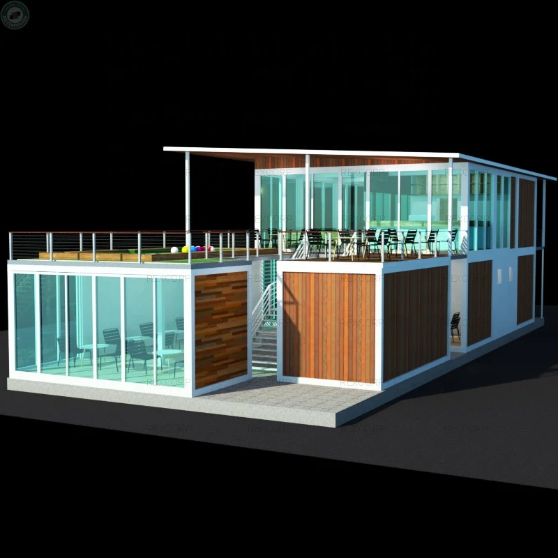 40ft Flatpack Container Club Container Rumpus Room Entertainment Club Outdoor Billiard Room