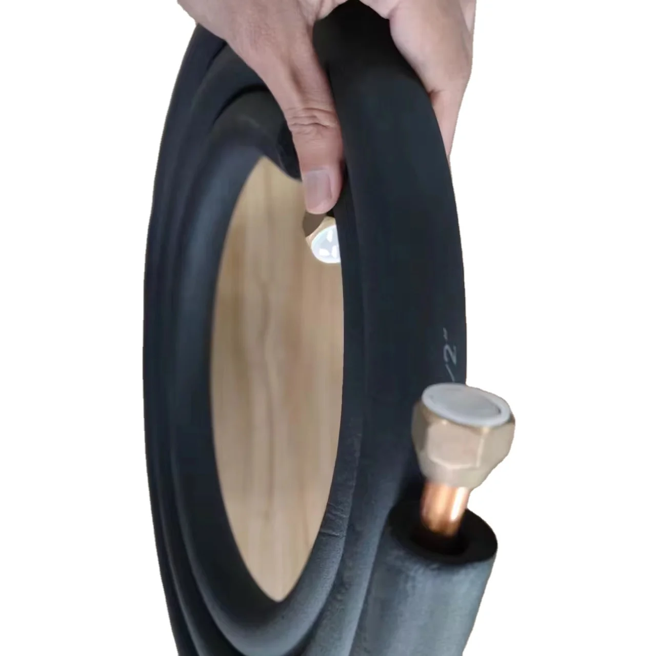 Air Conditioning Rubber Insulation Properties Copper Line Set and Cover Hvacr Rubber Insulation Properties with copper pipe