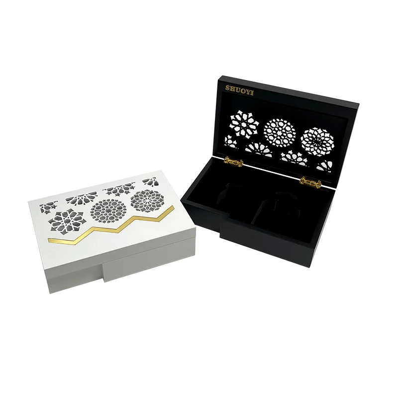 2025 perfume box wood Dubai perfumes gift box Wholesale arabic perfume Packaging Box