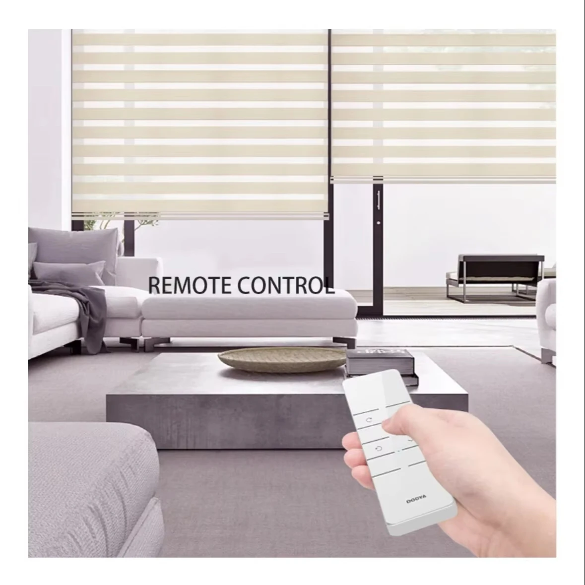 Original blind motor DM25LE buitled-in lithium battery Tubular motor Smart motorized blinds motor for shading curtain 433MHZ