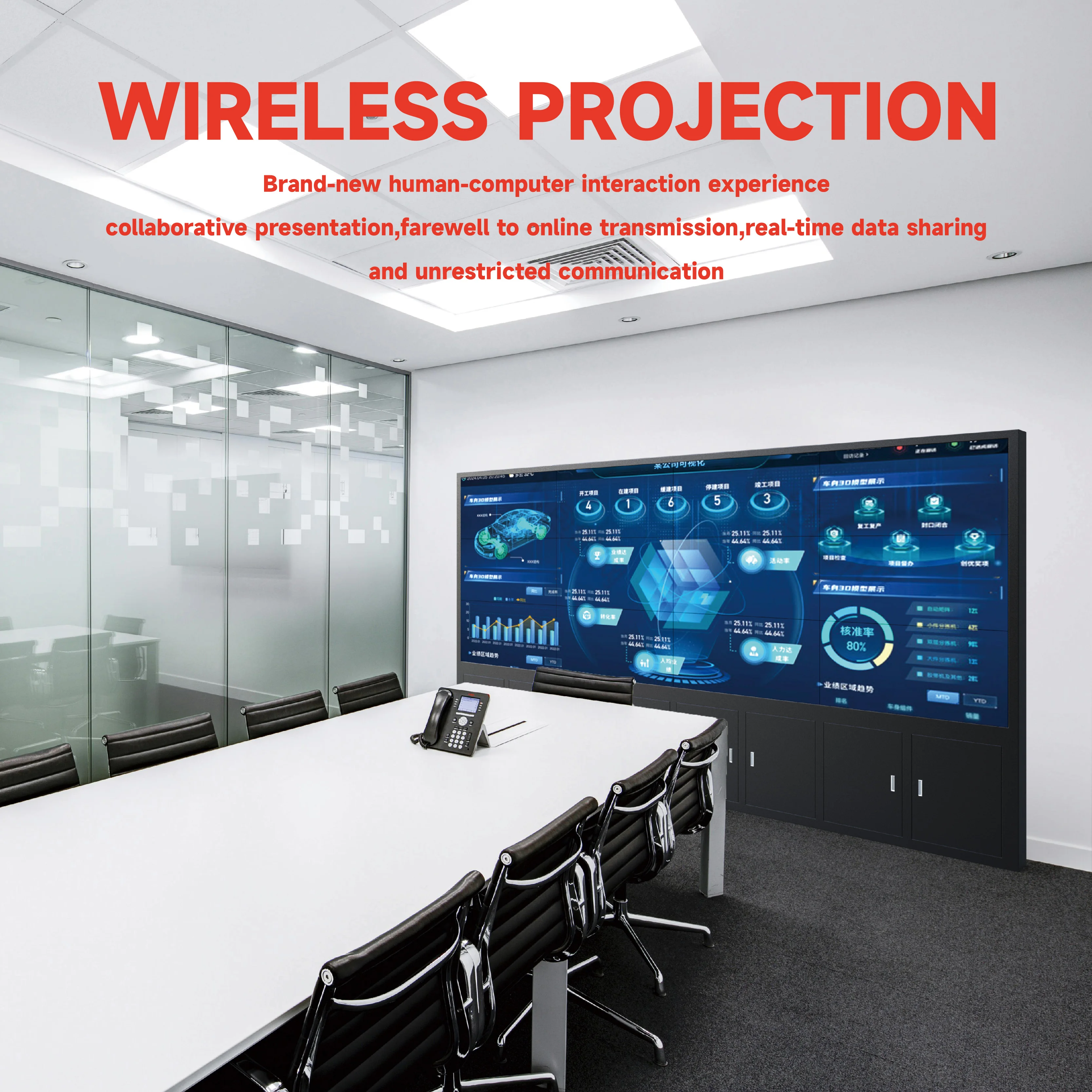 HD Focus Ultra Narrow Bezel 4K 55 Inch 3*3 Wall Mount Smart Advertising Display Video Split Screen LCD Video Wall