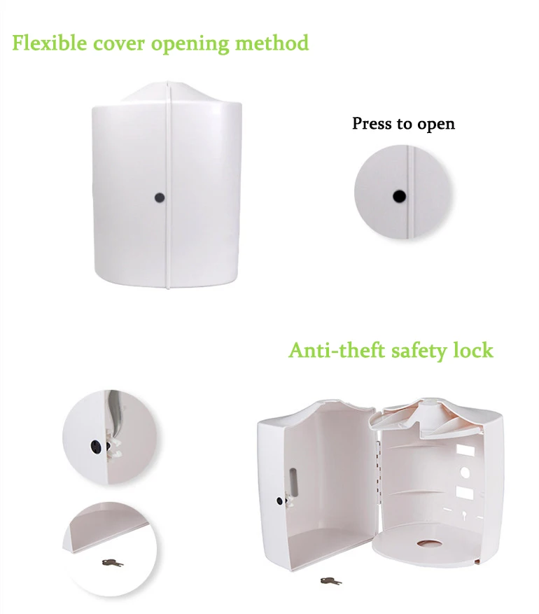 2023 New Hot Selling Wet Tissue Paper Dispenser Center Pull Towel for Public Place Office Home School
