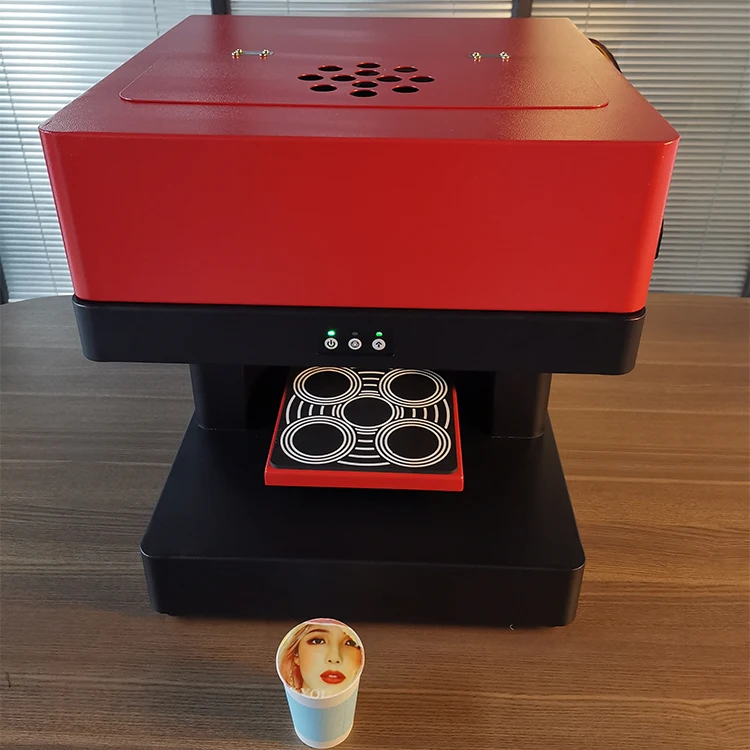 Coffee Printer Automatic 3D Colors Foam Cappuccino Selfie Coffee Printer Machine