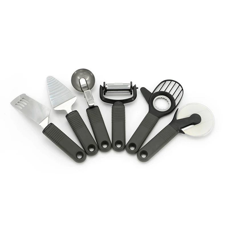 2022 NEw home and kitchen gadgets silicone handle stainless steel utensils kitchen tool set