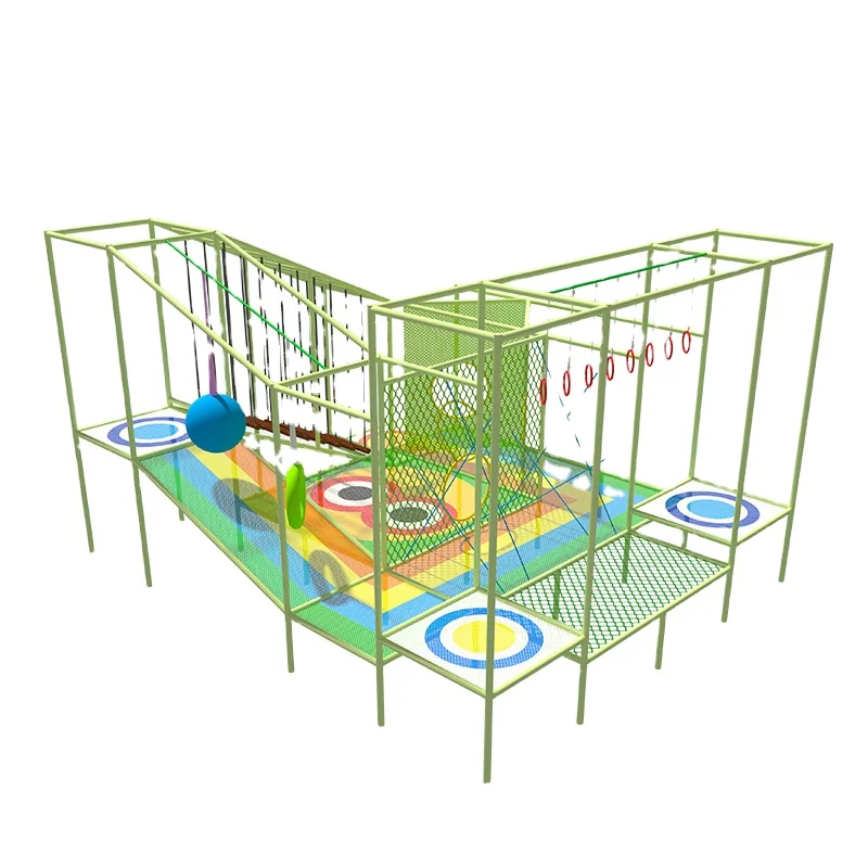 Нейлоновый кросс-батут, Детская уличная игровая площадка, сетка для скалолазания, цена производителя, цвет с пользовательским логотипом
