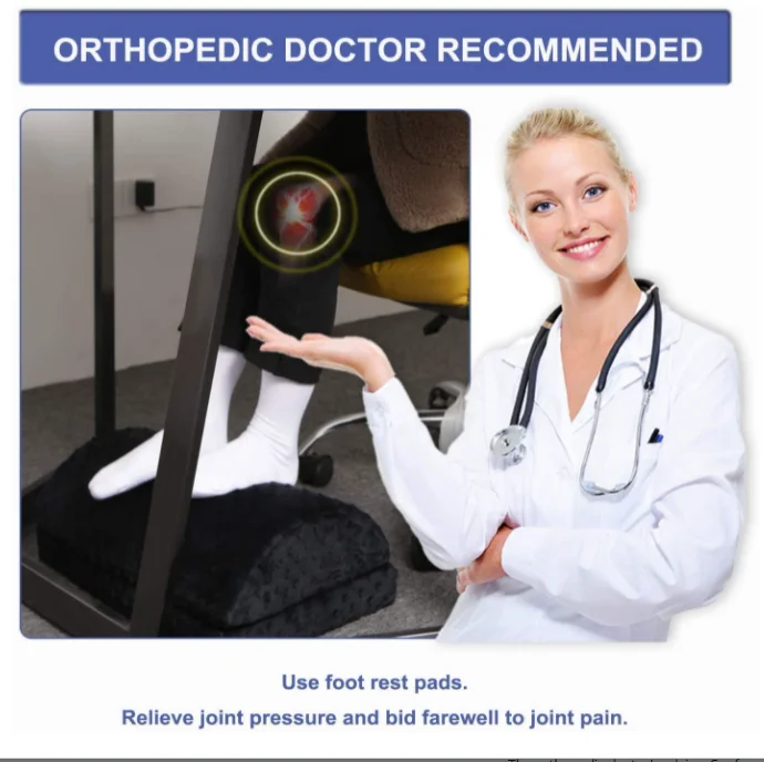 Office Support Foot Rest Under Desk Foot Stool Pregnant Foot Rest Pillow Adjustable Pedal Footrest Pillow Under The Table